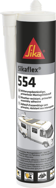 Sikaflex 554 - Adesivo di montaggio - Nero - 300ml