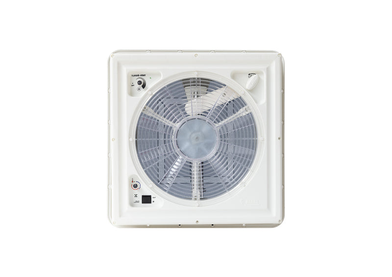 Fiamma Turbovent PolarControl - oblò per camper 40x40cm con ventilatore e termostato - bianco