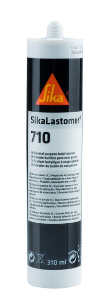 Sikalastomer 710 - Sigillante butilico rimovibile per finestre camper e caravan - Grigio - 310ml