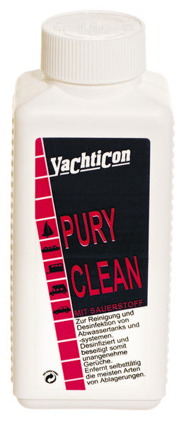 Yachticon PuryClean - Detergente e disfinfettante per serbatoi acque grigie e nere camper