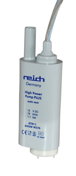 Reich - Pompa acqua 12V ad immersione per camper - 12 litri/min, 0.5 bar