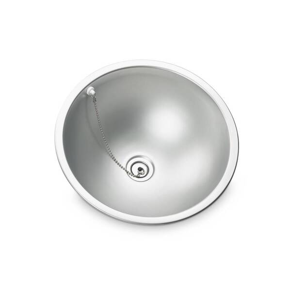 Dometic Lavabo rotondo da incasso in acciaio inox