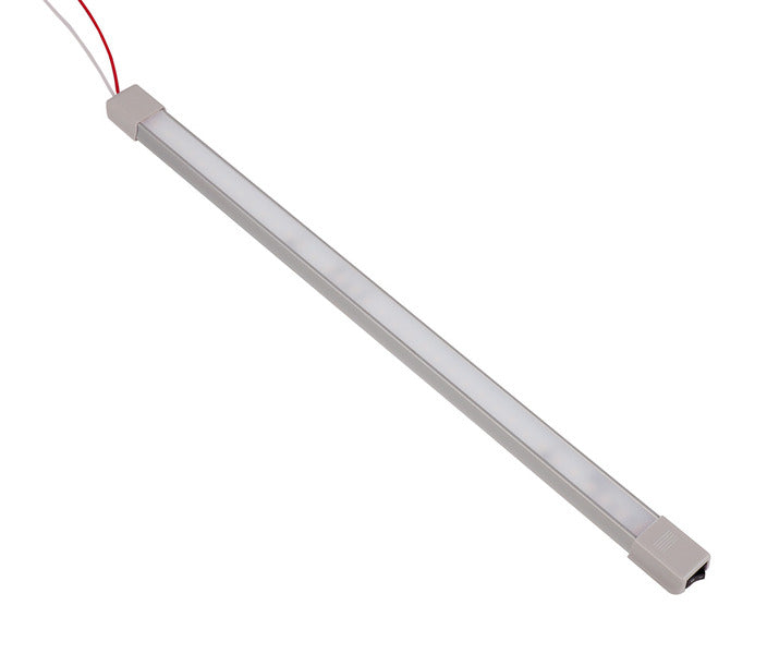 Carbest Barra LED 12V in alluminio con interruttore on/off, lunghezza 46,8 cm