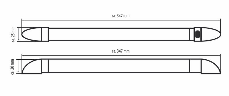 Carbest Barra LED 12V girevole 270°