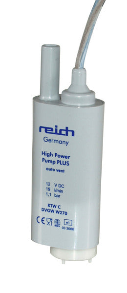 Reich - Pompa acqua 12V ad immersione per camper - 19 litri/min, 1.1 bar